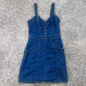 Denim Button-Up Dress